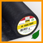 H180 ZWART dunne vlieseline 90 cm breed ROL 25M H180 ZWART dunne vlieseline 90 cm breed ROL 25M