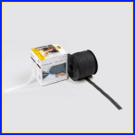 Vormband 12mm breed ZWART rol 100 meter van vlieseline Vormband 12mm breed ZWART rol 100 meter van vlieseline