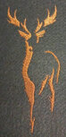 Hert - Stag borduurpatroon 5x12cm Hert - Stag borduurpatroon 5x12cm