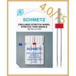 Stretchtweeling naaimachine naald breedte 4.0 Schmetz per pakje 1 naald Stretchtweeling naaimachine naald breedte 4.0 Schmetz per pakje 1 naald