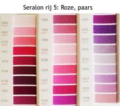 Seralon 200m - Kleurenkaart rij 5: Roze, paars - universeel naaigaren Seralon 200m - Kleurenkaart rij 5: Roze, paars - universeel naaigaren