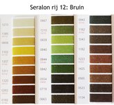Seralon 200m - Kleurenkaart rij 12: Bruin - universeel naaigaren Seralon 200m - Kleurenkaart rij 12: Bruin - universeel naaigaren