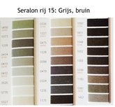 Seralon 200m - Kleurenkaart rij 15: Grijs, bruin - universeel naaigaren Seralon 200m - Kleurenkaart rij 15: Grijs, bruin - universeel naaigaren