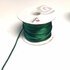 Satin cord or shiny cord GREEN 2mm on roll approx. 50m